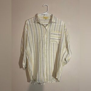Love Notes Anthropologie Button Down Shirt